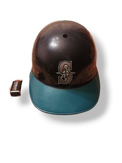 Vintage Mariners Blinking Batting Helmet CapLights Hard Hat Kingdome Souvenir (See Video)