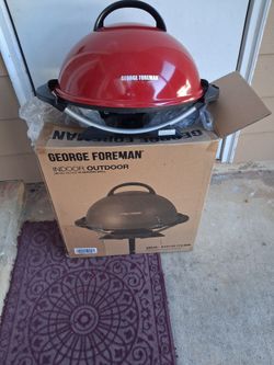George Foreman grill indoor/outdoor