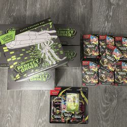 Pokemon Perfect Order Etb & Booster Bundle