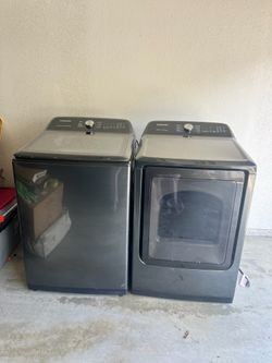 Samsung Stainless Steel Washer & Dryer