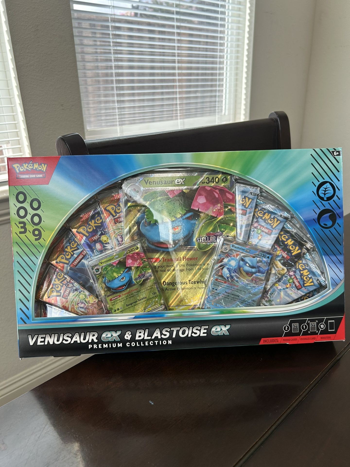 Pokemon Venusaur EX and Blastoise EX Premium Collection 