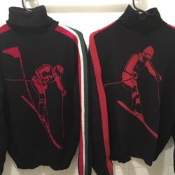 Sweater Polo Red Ski Man  ( Sold Individually) 