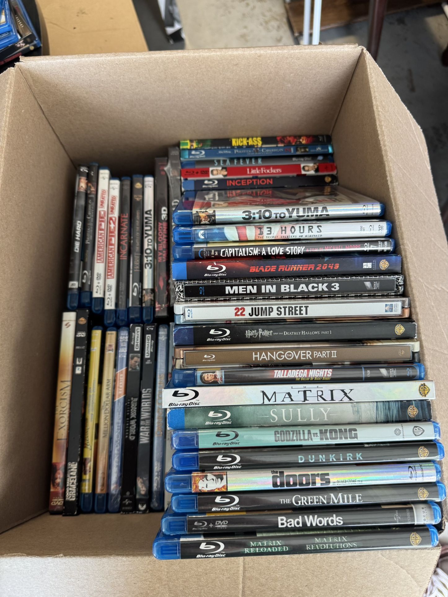 Box of Blu Rays