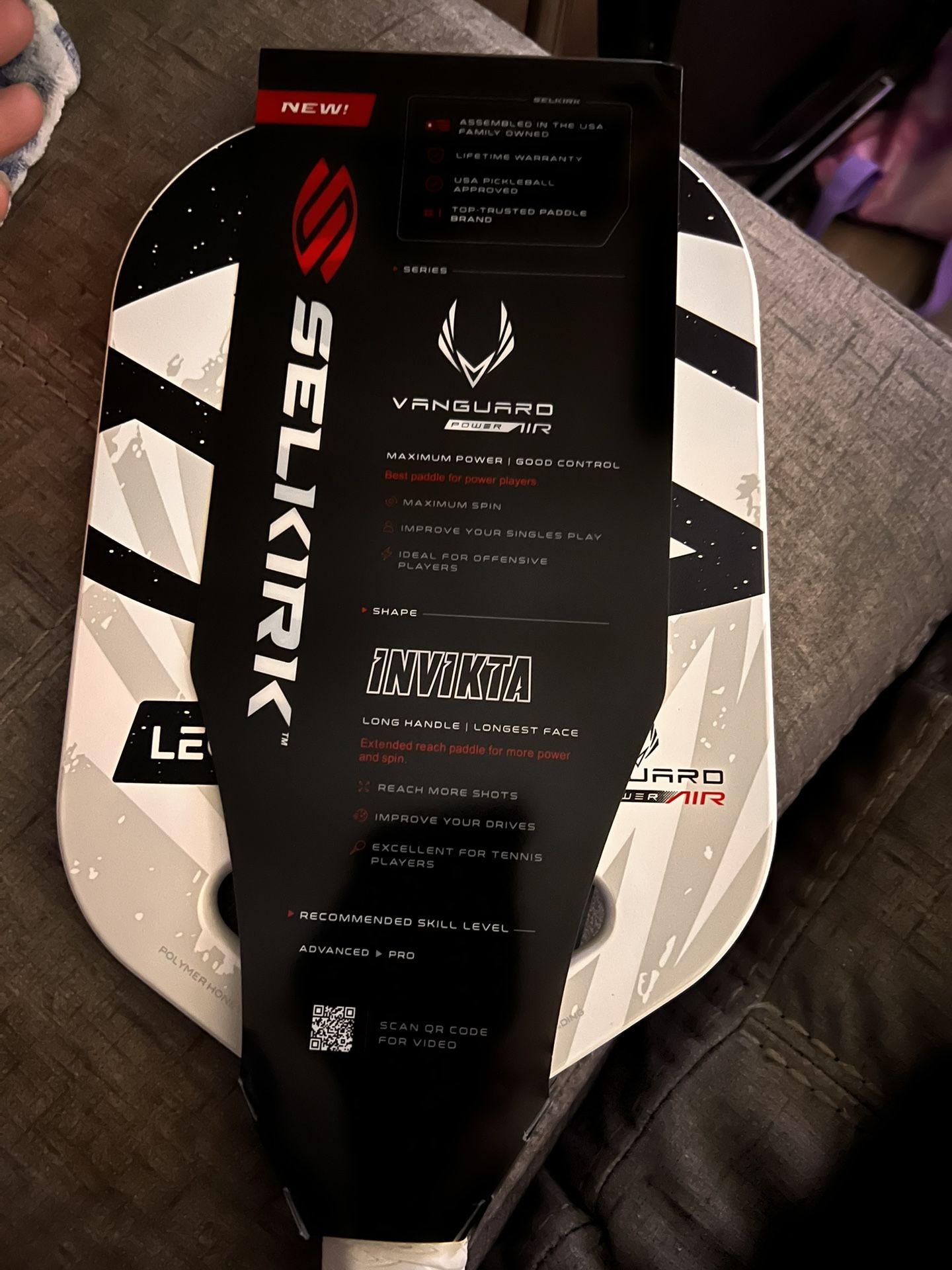 selkirk pickleball paddle