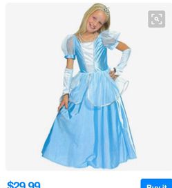 Cinderella colored dress for 9-13 yrs