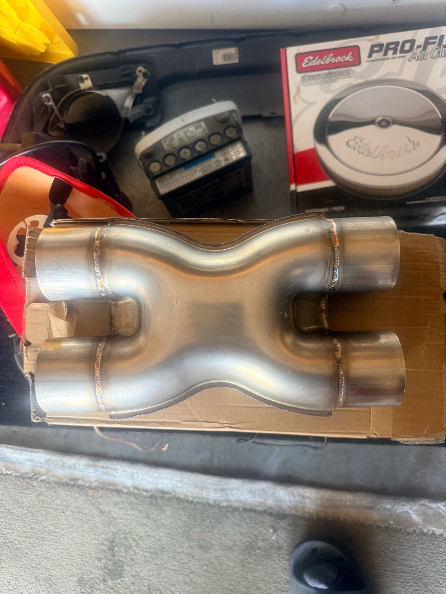 Universal Stainless Steel X-Pipe Exhaust Crossover