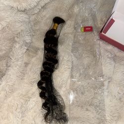 Human Braiding Hair for Boho Braids Human 55g 18 Inch Color 4 Deep Wave Boho Bulk Human Hair for Braiding 12A Deep Wave Bulk Bohemian Chocolate Brown