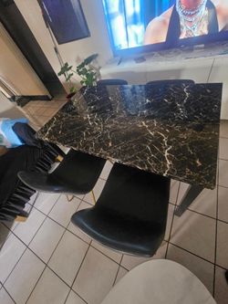 Marble table
