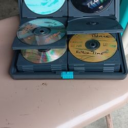 CD Organizer With Several CDs