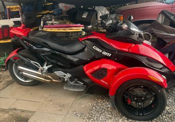 Moto spider used  red color
