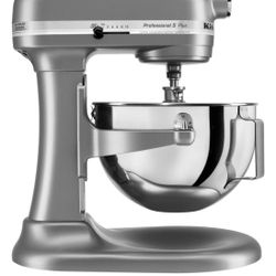 KitchenAid - Professional 5 Plus Series 5 Quart Bowl-Lift Stand Mixer - KV25G0XSL - Silver