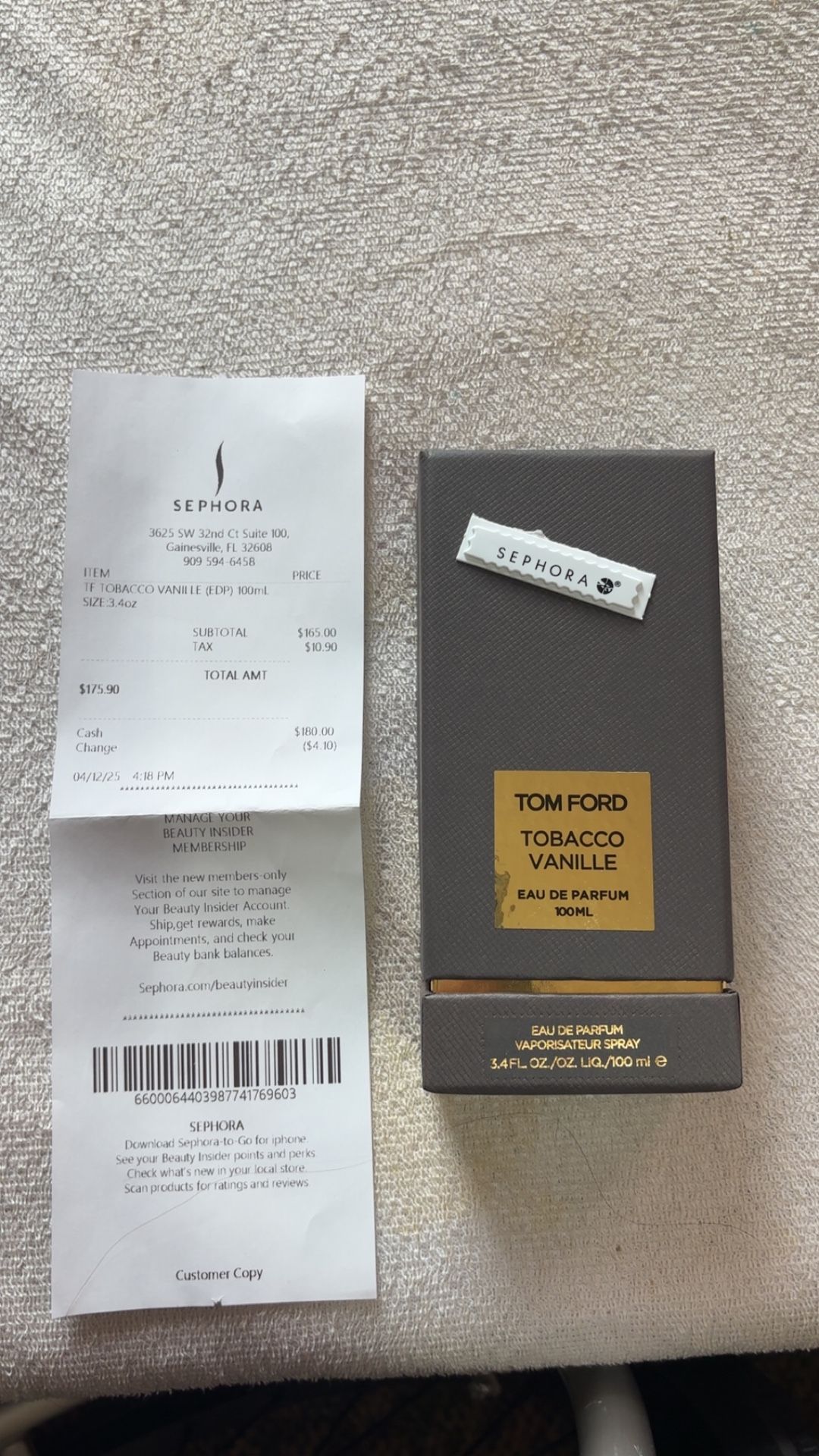Tom Ford Tobacco Vanille Eau De Parfum 100ml