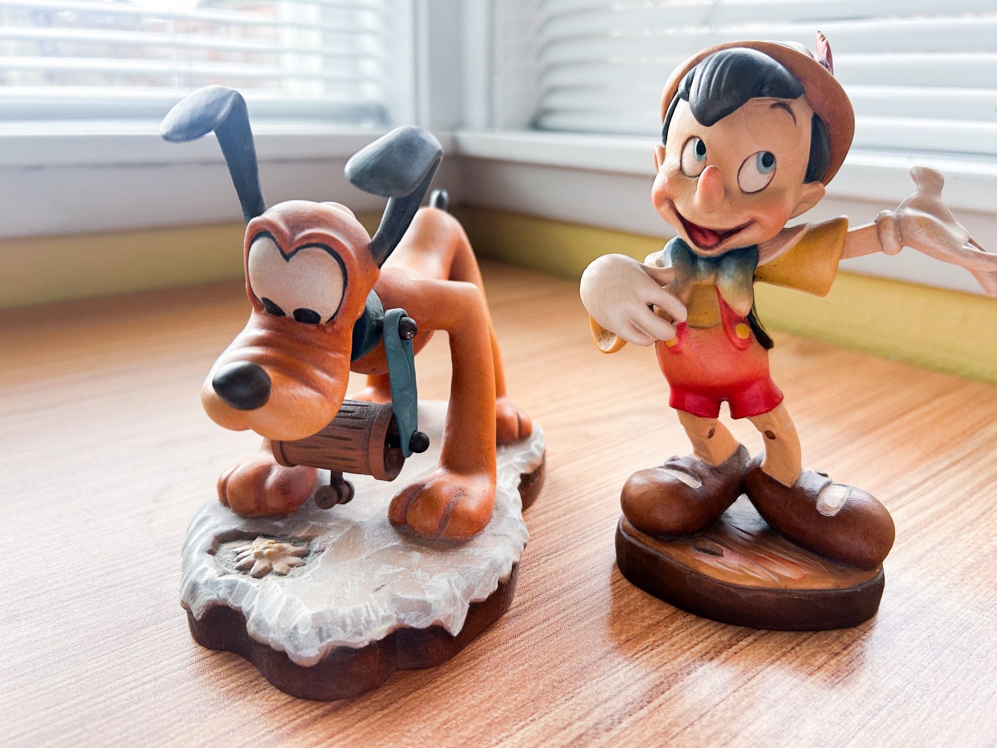 ANRI Disney Collectibles - Pinocchio And Pluto