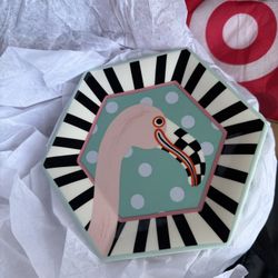 Patience Brewster Flamingo Dessert Plates (Set of 4)