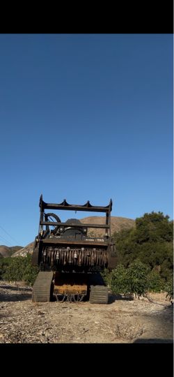 Tree mulching machine wood shredder weed cutter
