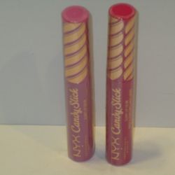 (2) NYX Professional Candy Slick Glowy Lip Colors