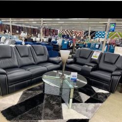 Power Reclining Sofa And Love Seat Available For Immediate Delivery