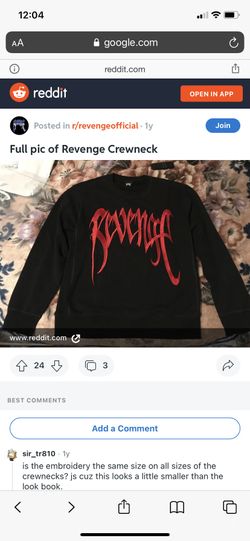 Revenge Crewneck Original DS