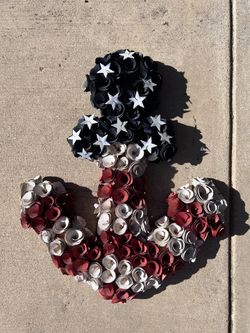 Anchor Wood curl Wreath 