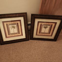 Set Of Palm Prints From Kohl's Department Store 31 X 21
