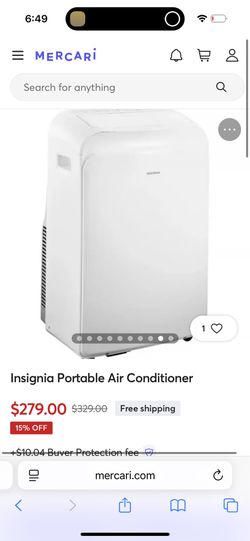 Insignia 8000btu Portable Ac