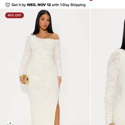 Fashion Nova white dress