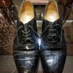 MENS CAPROUCCI ALLIGATOR SHOES SZ.11 N