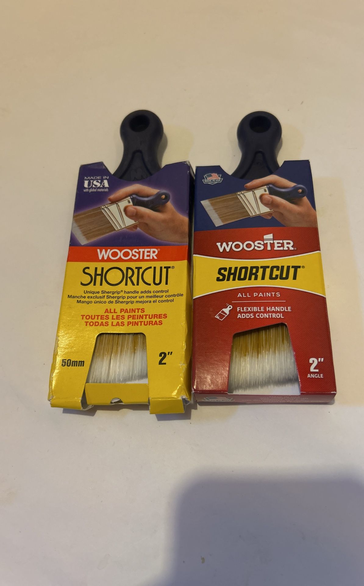 2 Wooster Brush Shortcut Angle Sash Paintbrush