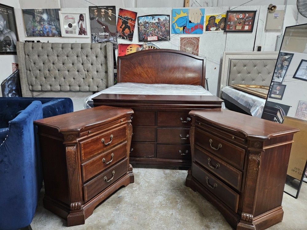Brown King Size Bedroom Set