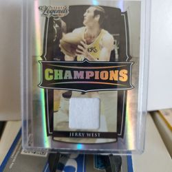 Lakers Jerry West Patch Card