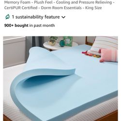 3” Mattress Topper Gel/foam King