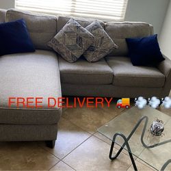 Modern Sectional Sofa With Chaise Lounge! FREE DELIVERY 🚚 ‼️