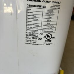 Emerson Dehumidifier 