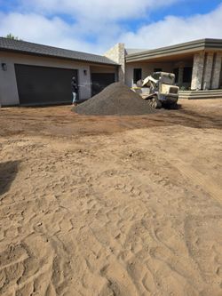 Base , gravel ,sand ,and  fill dirt