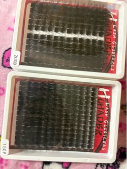Moha DBR Lash Clusters Trays – 200D & 150P