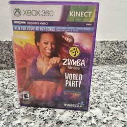 Zumba Fitness World Party videos for the Xbox 360 console.