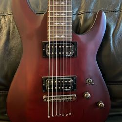 Schecter Omen 7 7-String Electric Guitar - Rosewood Fingerboard, Walnut Satin