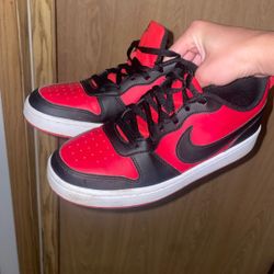 Red Nike Low Court  Shoes 