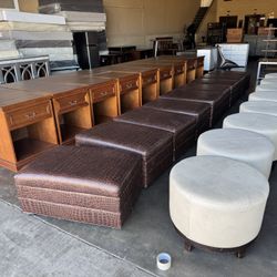 Nigth Stand Or Ottoman Each 