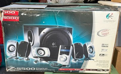 Logitech Z-5500 Digital 5.1 Surround Sound Speaker System THX DTS Dolby Open Box - Gaming Speakers