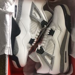 Jordan 4 Retro “ White Cement” Men’s Shoes, Size 9, 9.5, 9.5, 11