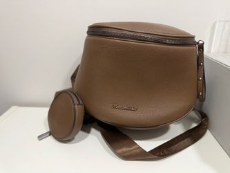 Maritza West brown belt/crossbody + coin pouch