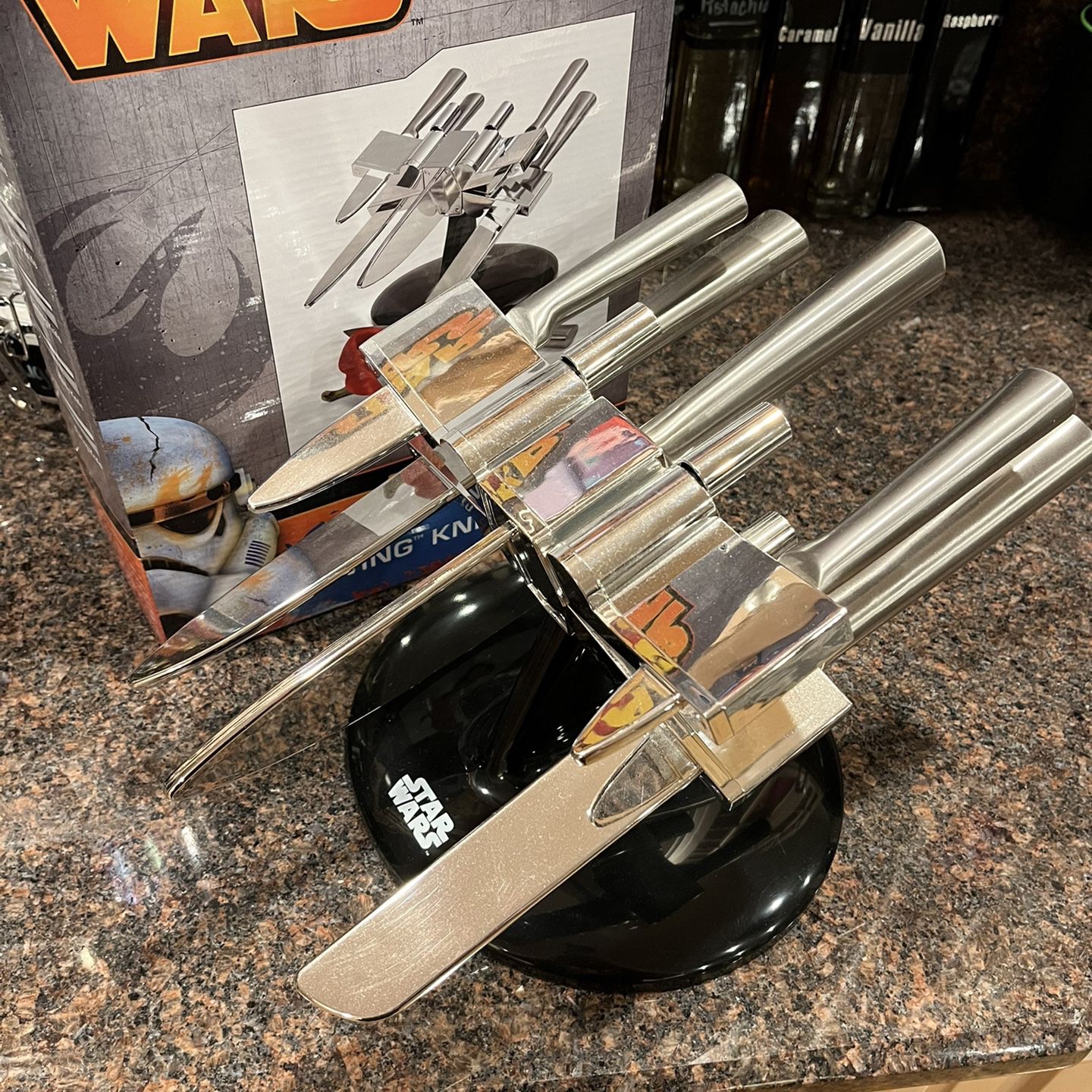Star Wars X-Wing Knife Block Kitchen Knife Set - collectibles - by owner -  sale - craigslist