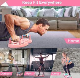 LALAHIGH Home Gym Equipment Upgraded Push Up Board 32 in 1 Home Workout Set
