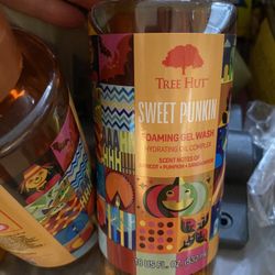 Tree hut, sweet, pumpkin, foaming gel wash