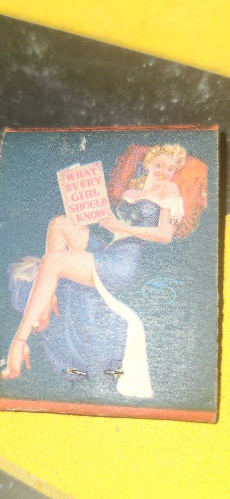 1930s PIN UP Front Strike Match Books