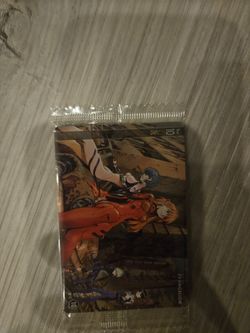 Neon Genesis Evangelion Sealed Wafer Card (Rei + Asuka + Shinji + Kaworu)