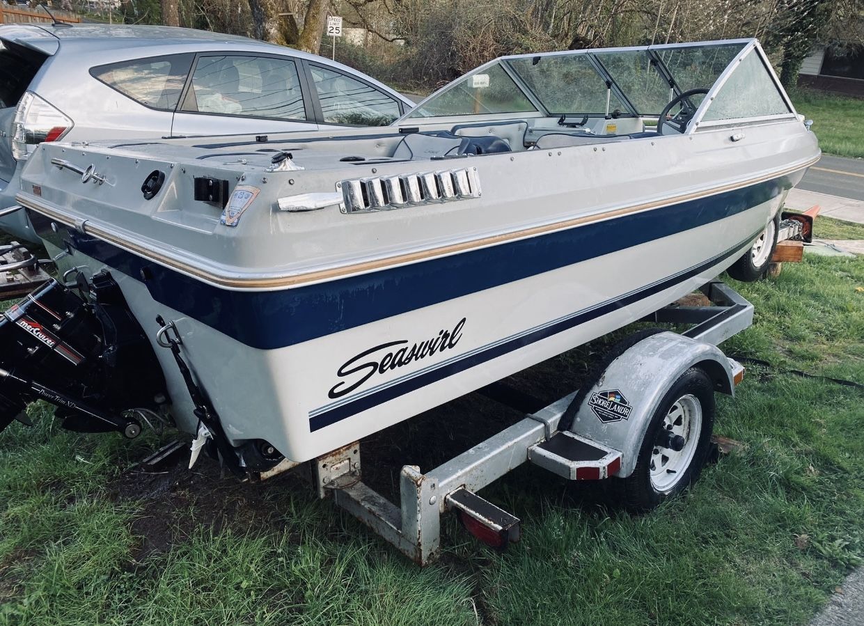 16’ Seaswirl Boat Open Bow Mercuiser Alpha One Drive for Sale in