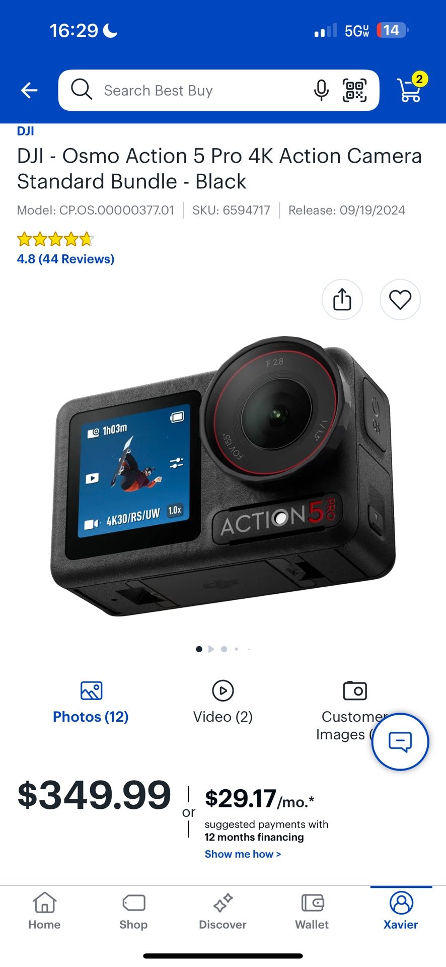 Dji- Osmo Action 5 Pro