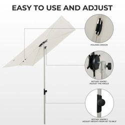 4x6ft Umbrella for Porch